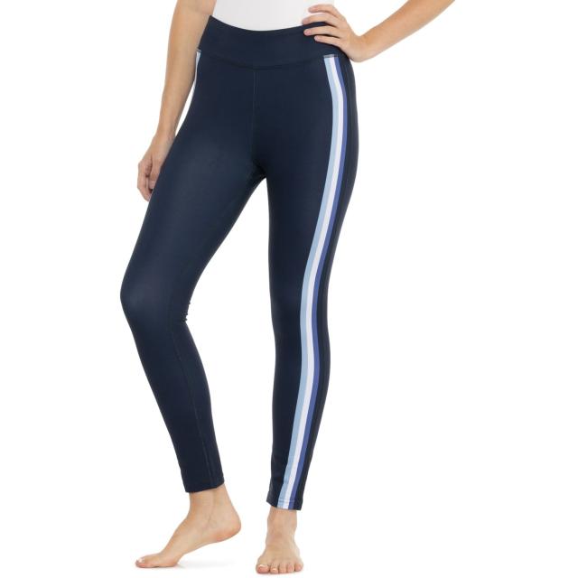 (取寄) クリームソンクローバー サイド ストライプ レギンス - Upf 50+ Krimson Klover Side Stripe Leggings - UPF 50+  Navy