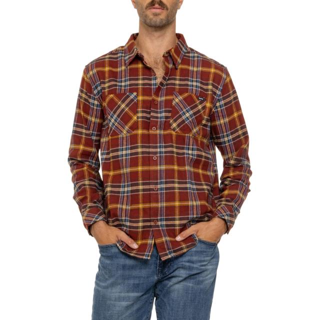 (取寄) ハーレー プレイド フランネル ボタンアップ シャツ - ロング スリーブ Hurley Plaid Flannel Button-Up Shirt - Long Sleeve  Cherokee