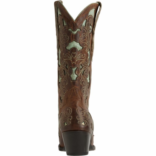 (取寄) レディース スニップ トゥ カウボーイ ブーツ BLACK STAR women Gruene Snip Toe Cowboy Boots (For Women)  Cafe/Sageの通販は