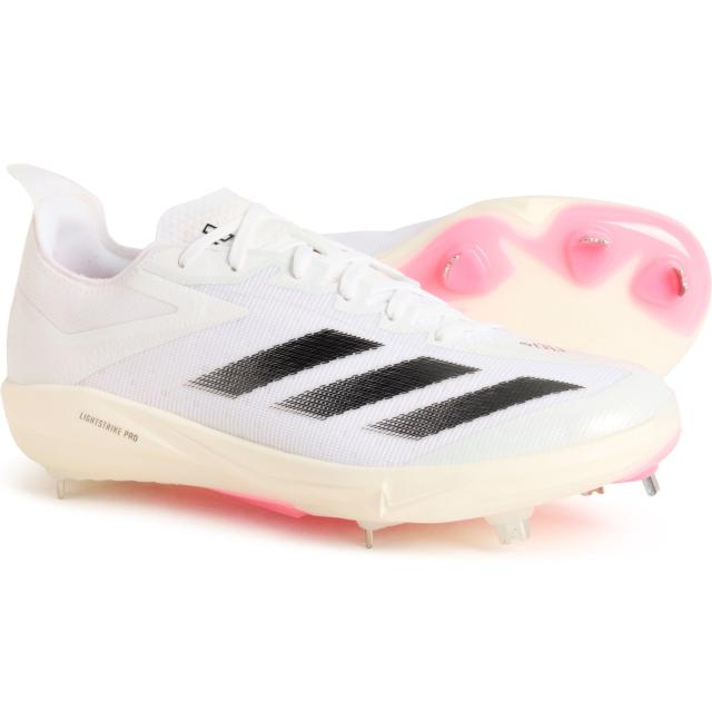 (取寄) アディダス メンズ アディゼロ エレクトリック+ ベースボール クリーツ adidas men Adizero Electric+ BSB Baseball Cleats (For Men)  Ftwr White