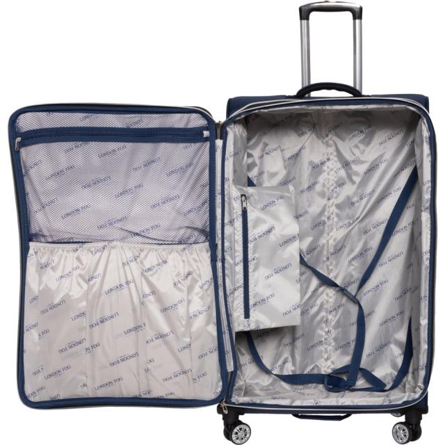 (取寄) ロンドン フォグ 20インチ キャリーオン スピナー スーツケース - ソフトサイド, エクスパンダブル, ミッドナイト ブルー London Fog 20” Coventry Carry-On Spinner Suitcase - Softside, Expandable, Midnight Blue  Midnight Blue 取寄) ロンドン フォグ 20インチ キャリーオン スピナー スーツケース