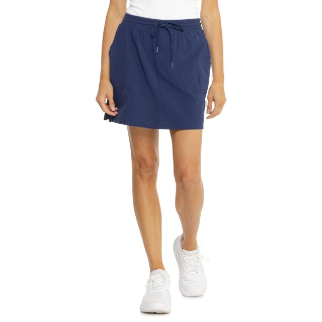 (取寄) マウンテンアンドアイルズ タイ ウェスト プル-オン スコート Mountain and Isles Tie Waist Pull-On Skort  Midnight Navy