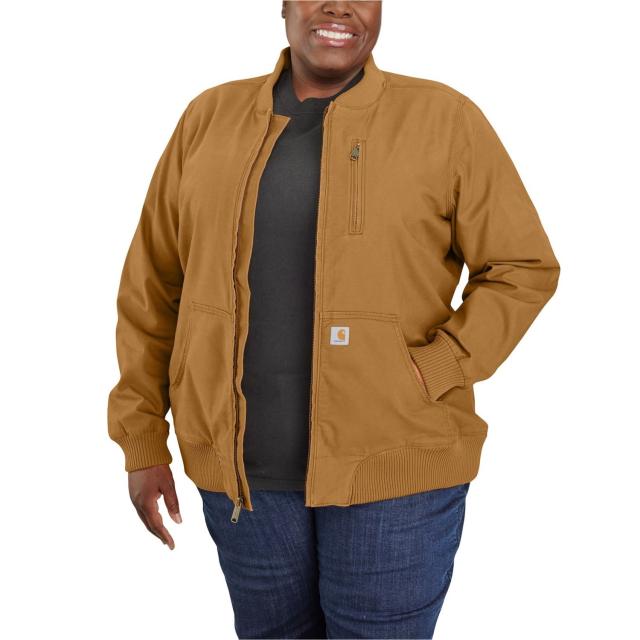 (取寄) カーハート 102524 プラス ラギッド フレックス リラックスド-フィット フィット キャンバス ジャケット Carhartt 102524 Plus Rugged Flex Relaxed Fit Canvas Jacket Carhartt Brown