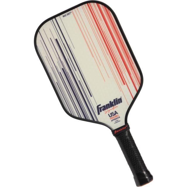 (取寄) フランクリンスポーツ シグニチャー シリーズ ピックルボール パドル - 13 ウム Franklin Sports Signature Series Pickleball Paddle - 13 mm  White