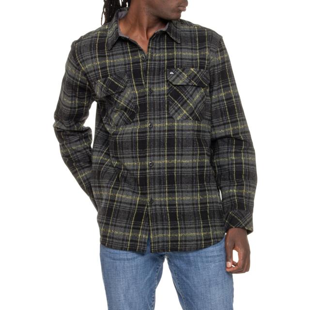 (取寄) クイックシルバー ジャスプ ボールド プレイド ジャケット Quiksilver Jaspe Bold Plaid Jacket  Anthracite