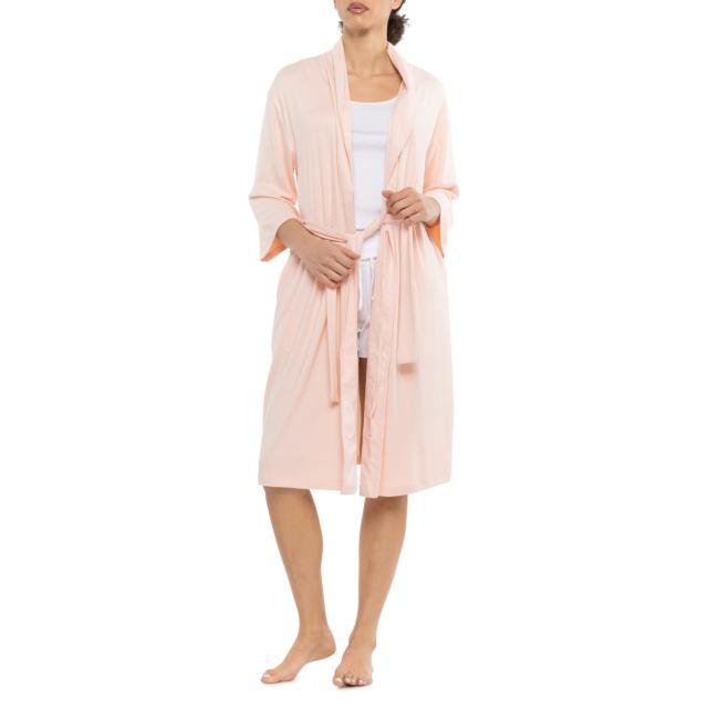 (取寄) ドリーム ショール カラー ラップ ローブ Softies Dream Shawl Collar Wrap Robe  Apricot