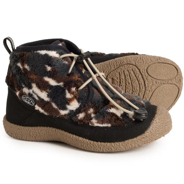 (取寄) キーン ガールズ ハウザー リ チャッカ ブーツ - ウォータープルーフ, インサレーテッド Keen Girls Howser II Chukka Boots - Waterproof, Insulated  Black/Star White