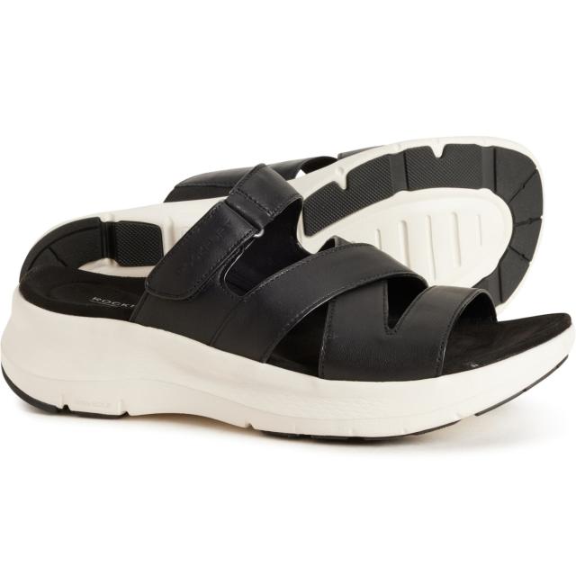 (取寄) ロックポート レディース ウェッジ サンダル Rockport women Qwyn Wedge Sandals (For Women)  Black