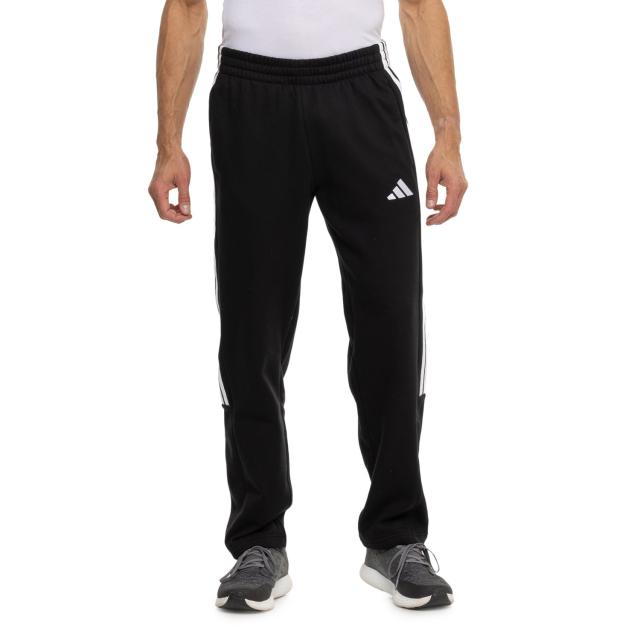 (取寄) アディダス 3ストライプ フリース パンツ adidas 3-Stripe Fleece Pants  Black/White
