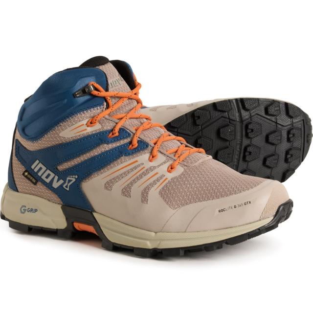 (取寄) イノヴェイト メンズ ロクライト g 345 V2 ゴア-テックス ハイキング ブーツ Inov-8 men Roclite G 345 V2 Gore-Tex Hiking Boots (For Men)  Khaki/Navy