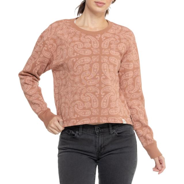 (取寄) ラッキーブランド プリンテッド セーター Lucky Brand Printed Sweater Rust Combo