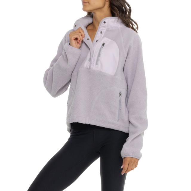 (取寄) キョーダンアウトドア スナップネック フリース シャツ - ロング スリーブ Kyodan Outdoor Snap-Neck Fleece Shirt - Long Sleeve  Lilac/Lilac