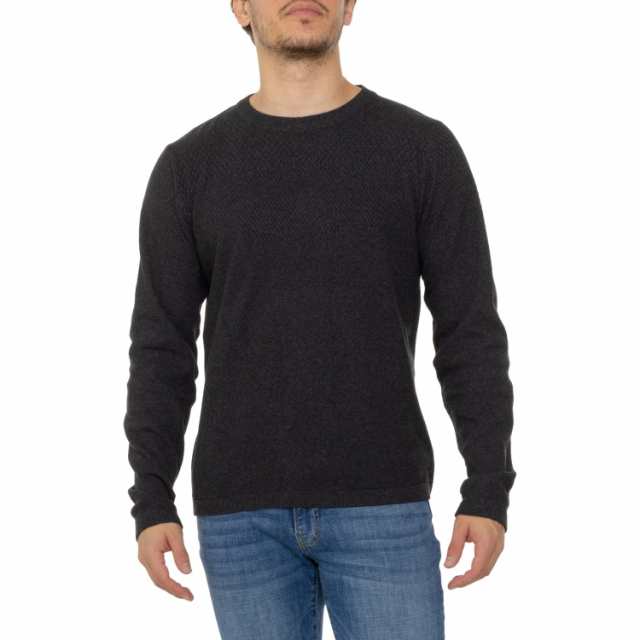 (取寄) テクスチャー ライトウェイト セーター NICKEL & IRON Textured Lightweight Sweater Anthraciteの通販は