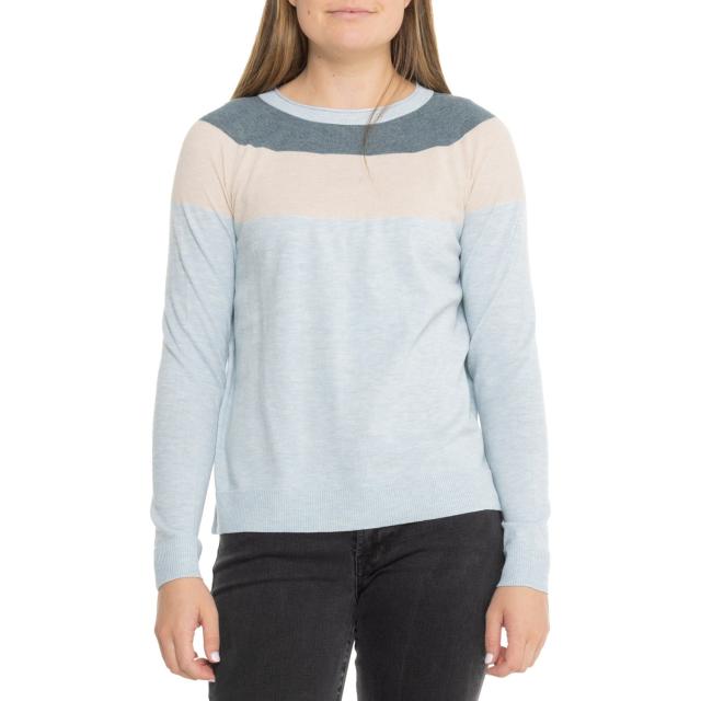 (取寄) スマートウール エッジウッド カラーブロック セーター - メリノ ウール SmartWool Edgewood Color-Block Sweater - Merino Wool Everyday Winter Sky H