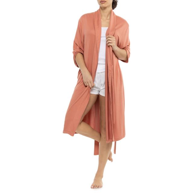 (取寄) ドリーム ショール カラー ラップ ローブ Softies Dream Shawl Collar Wrap Robe  Copper Rose