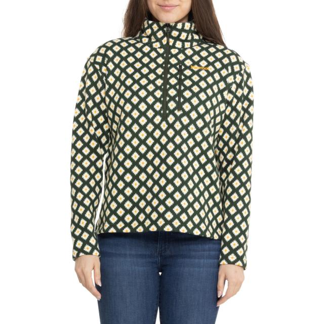 (取寄) マーモット ヘビーウェイト ドロップ ライン プリンテッド ジャケット - ジップ ネック Marmot Heavyweight Drop Line Printed Jacket - Zip Neck Rosin Green Flurry