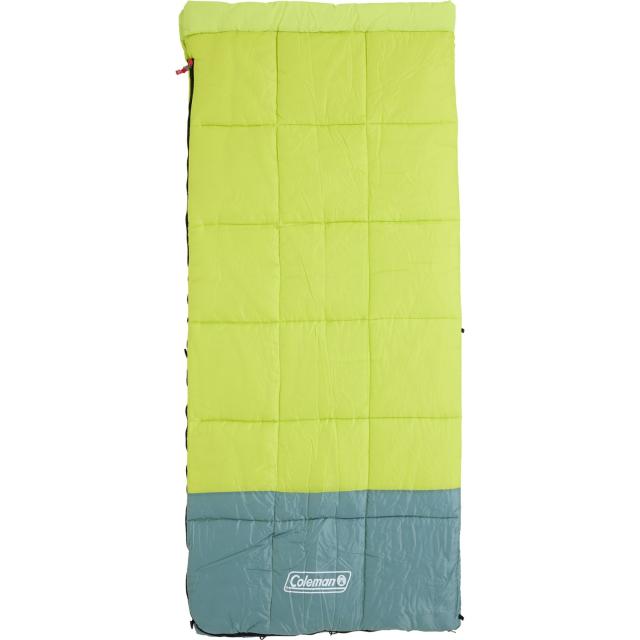 (取寄) コールマン 30° F コンパクト スリーピング バッグ - リクタンギュラー Coleman 30° F Kompact Sleeping Bag - Rectangular  Lime/Grey