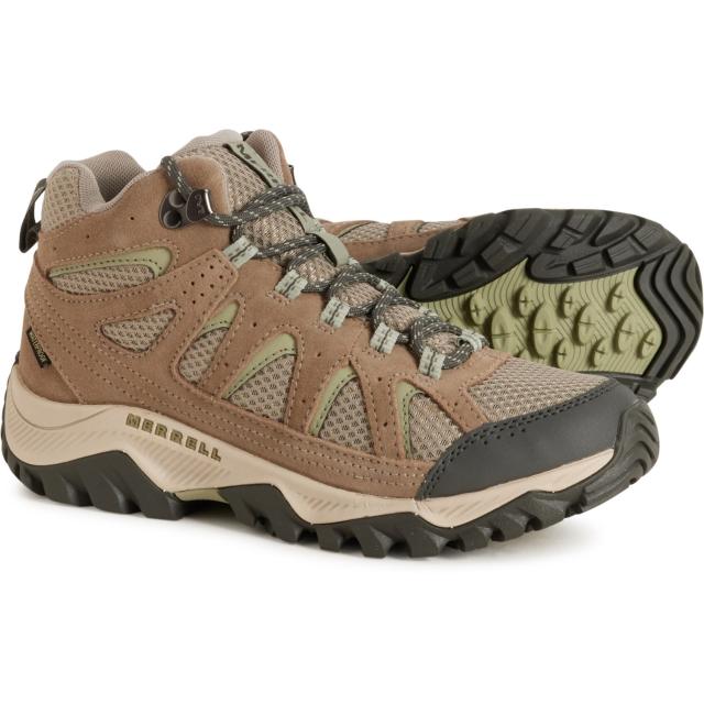 (取寄) メレル レディース オーククリーク ミッド ハイキング ブーツ Merrell women Oakcreek Mid Hiking Boots (For Women)  Brindle
