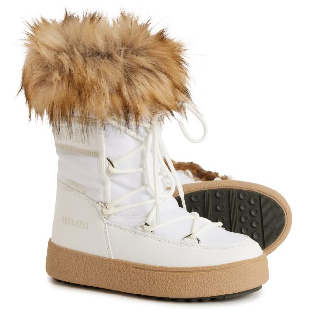 (取寄) レディース Lトラック モナコ ロウ ブーツ MOON BOOTS women Ltrack Monaco Low Boots (For Women)  White