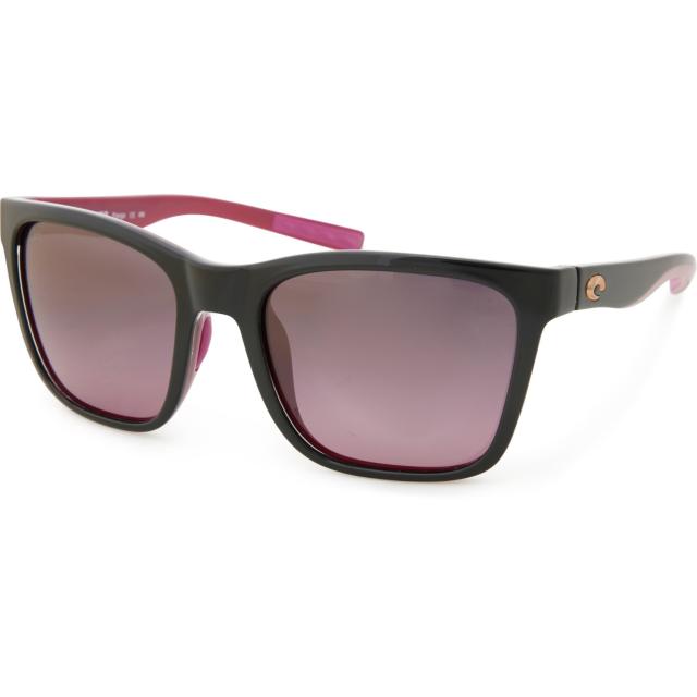 (取寄) コスタ パンガ サングラス - ポーラライズド 580G レンジズ Costa Panga Sunglasses - Polarized 580G Lenses  Black/Crystal/Fuchsia/Rose Gradient
