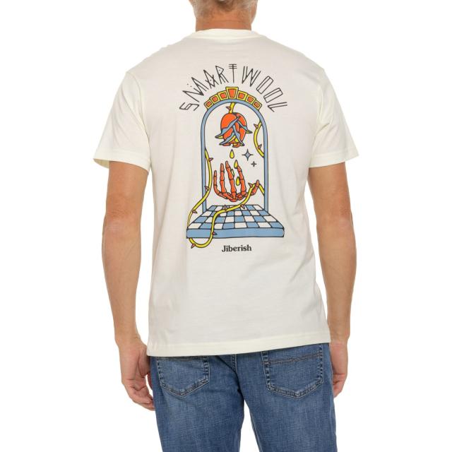 (取寄) スマートウール ジベリッシュ T-シャツ - ショート スリーブ SmartWool Jiberish Efflorescence T-Shirt - Short Sleeve Boneの通販は 6,320円