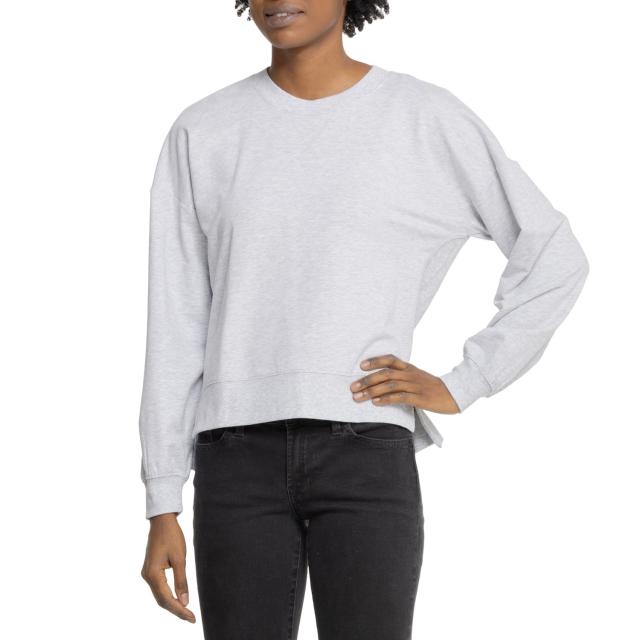 (取寄) ケンブリッジドライグッズ フレンチ テリー リブド クルー ネック スウェットシャツ Cambridge Dry Goods French Terry Ribbed Crew Neck Sweatshirt  Heather Grey L103byの通販は 6,751円