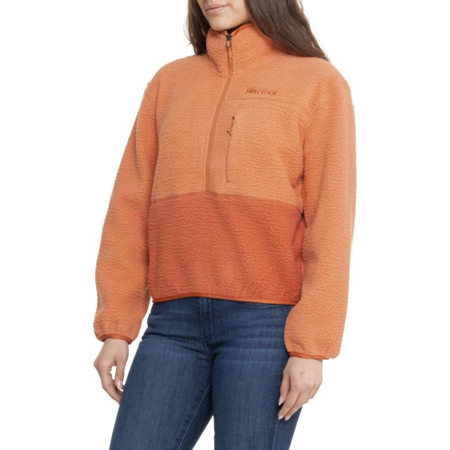 (取寄) マーモット アロス フリース ジャケット - ジップ ネック Marmot Aros Fleece Jacket - Zip Neck Sunburn/Auburn