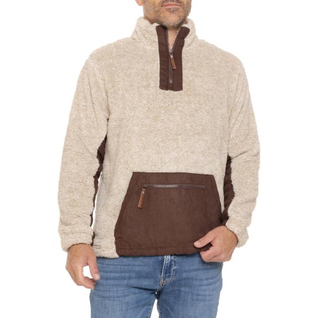 (取寄) フリース ジャケット - ジップ ネック Hooey Fleece Jacket - Zip Neck  Tan