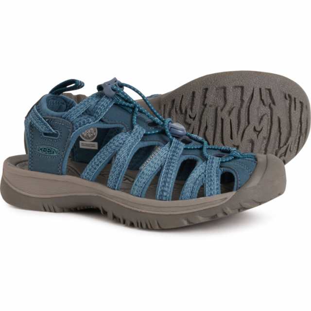 (取寄) キーン レディース ウィスパー スポーツ サンダル Keen women Whisper Sport Sandals (For Women)  Smoke Blueの通販は 14,028円