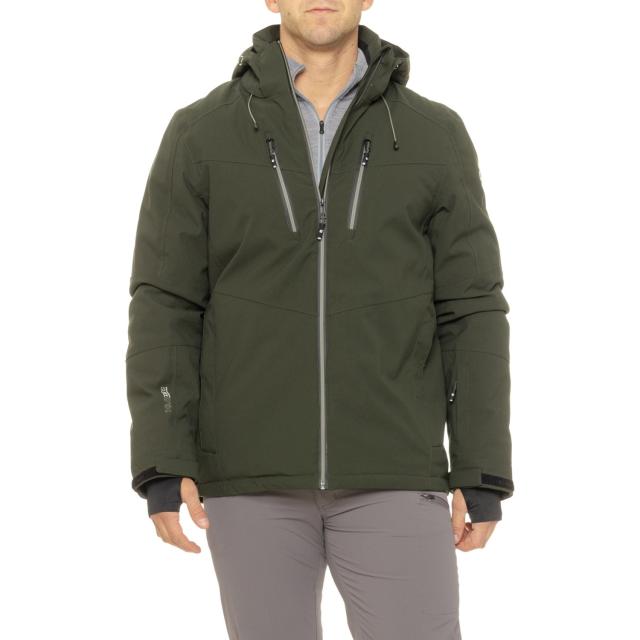 (取寄) キルテック 424 スキー ジャケット - ウォータープルーフ, インサレーテッド Killtec KSW 424 Ski Jacket - Waterproof, Insulated  Dark Olive