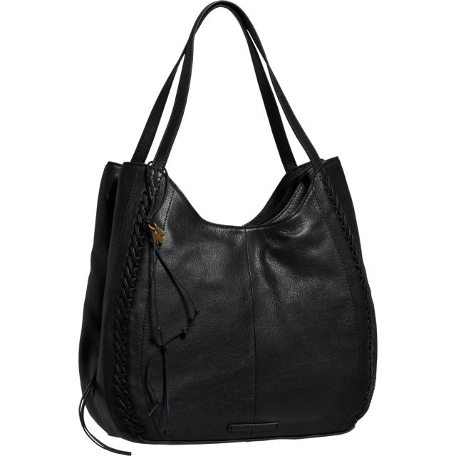 (取寄) ラッキーブランド セス トート バッグ - レザー Lucky Brand Seth Tote Bag - Leather Blackの通販は