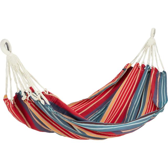 (取寄) ハーレー リオ ブリーズ キャンバス ハンモック Hurley Rio Breeze Canvas Hammock  Red Stripe
