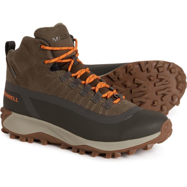 (取寄) メレル メンズ サーモ スノードリフト ミッド シェル スノー ブーツ Merrell men Thermo Snowdrift Mid Shell Snow Boots (For Men)  Oliveの通販は 13,931円