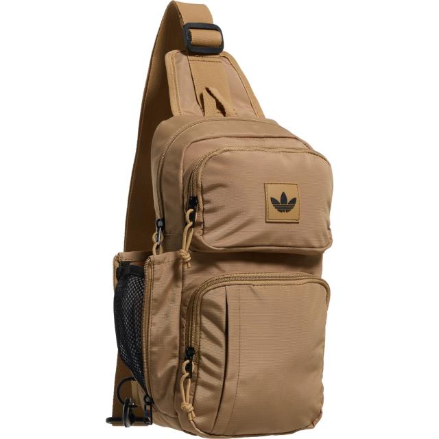 (取寄) アディダス ユーティリティ 4 スリング バッグ adidas Utility 4 Sling Bag  Cardboard Brown/Black