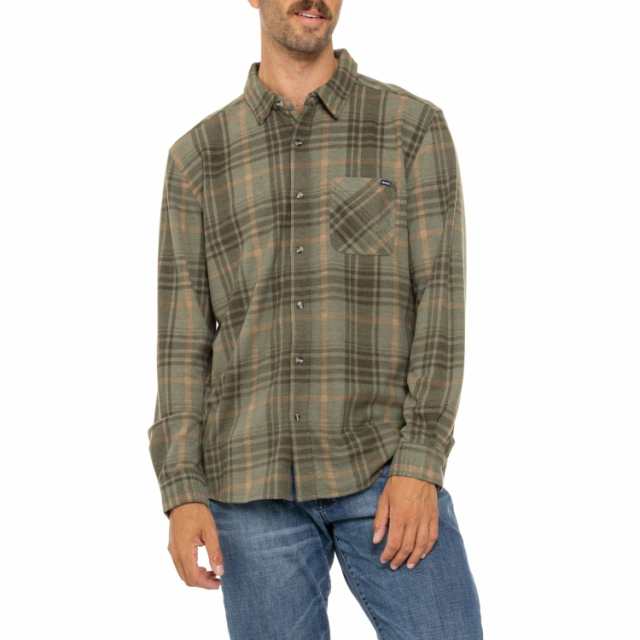 (取寄) ハーレー ニット プレイド プリンテッド ボタンアップ シャツ - ロング スリーブ Hurley Knit Plaid Printed Button-Up Shirt - Long Sleeve  Iguanaの通販は 7,290円