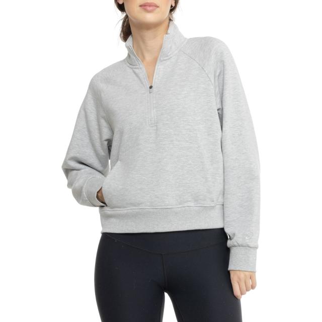 (取寄) アシックス ジップ-ネック スウェットシャツ ASICS Zip-Neck Sweatshirt  Grey Heather