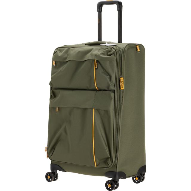 (取寄) 27インチ スピリット スピナー スーツケース - エクスパンダブル, ソフトサイド, オリーブ Lucas 27” Spirit Spinner Suitcase - Expandable, Softside, Olive  Olive