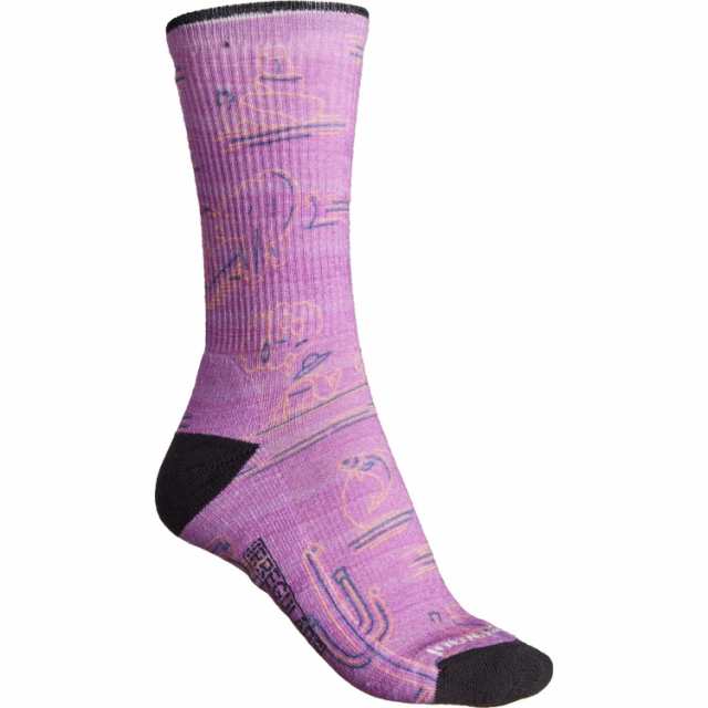 (取寄) スマートウール レディース ダウン ザ リバー プリント ライト ハイキング ソックス SmartWool women Down the River Print Light Hiking Socks (For Women) Desert Orchidの通販は