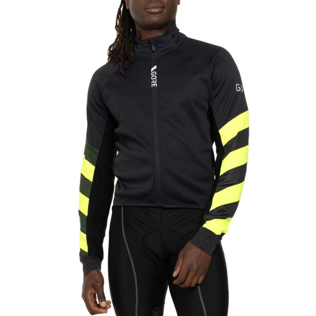 (取寄) ゴアウェア C5 ゴア-テックス インフィニアム シグナル サーモ ジャケット Gorewear C5 Gore-Tex INFINIUM Signal Thermo Jacket  Black/Neon Yellowの通販は 23,230円