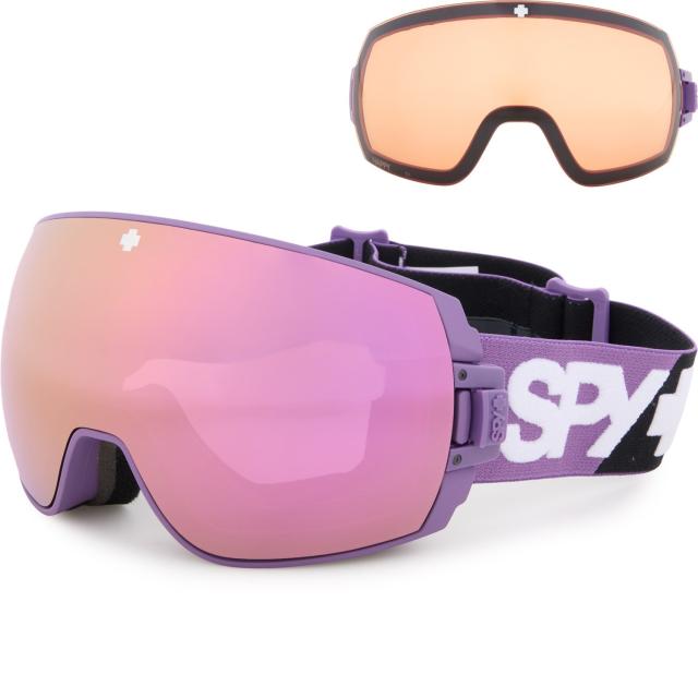 (取寄) スパイオプティクス レガシー セ スキー ゴーグルズ - エクストラ レンズ Spy Optics Legacy SE Ski Goggles - Extra Lens  Purple/Happy Rose Violet Mirror/Happy Ll Persimmon