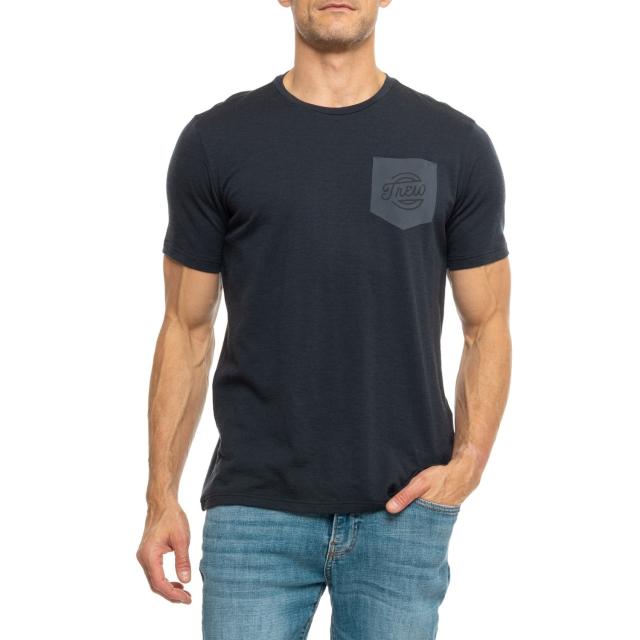 (取寄) ライトウェイト ポケット T-シャツ - メリノ ウール, ショート スリーブ Trew Gear Lightweight Pocket T-Shirt - Merino Wool, Short Sleeve  Anthracite