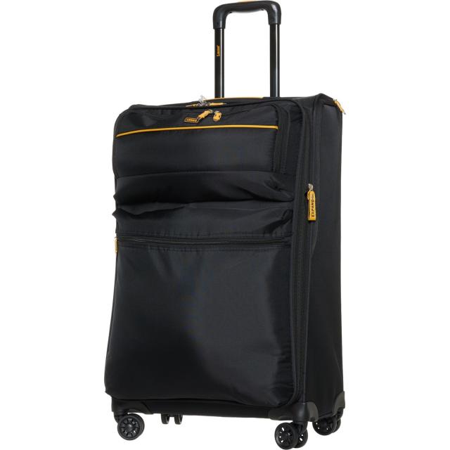 (取寄) 27インチ トスカニー スピナー スーツケース - エクスパンダブル, ソフトサイド, ブラック Lucas 27” Tuscany Spinner Suitcase - Expandable, Softside, Black  Black