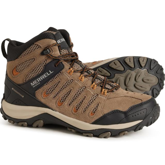 (取寄) メレル メンズ クロスランダー 3 ミッド ハイキング シューズ Merrell men Crosslander 3 Mid Hiking Shoes (For Men)  Boulder Brindle