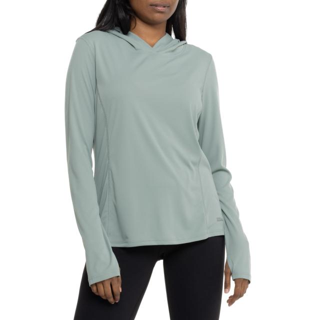 (取寄) エディーバウアー サンスケープ ブーディ - Upf 50 Eddie Bauer Sunscape Hoodie  - UPF 50  Chinois Breen