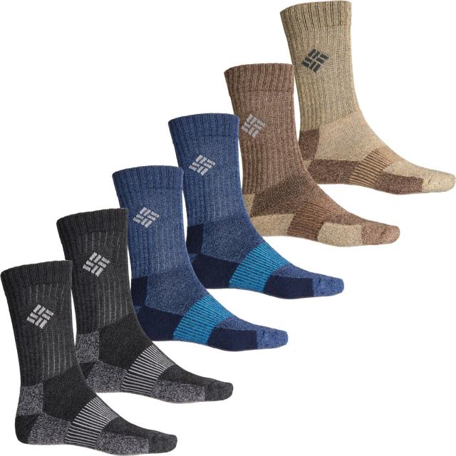 (取寄) コロンビアスポーツウェア メンズ モイスチャー コントロール フル クッション ソックス Columbia Sportswear men Moisture Control Full Cushion Socks (For Men) Black/Brown/Navy/Khakiの通販は