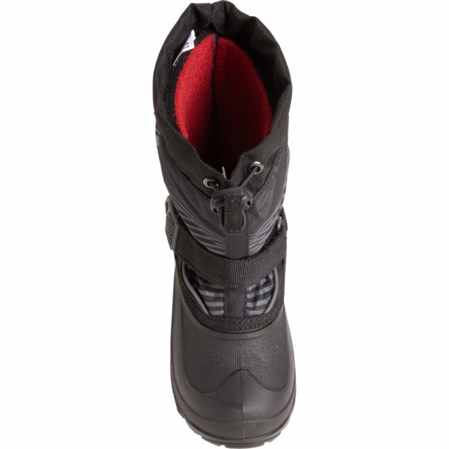 (取寄) カミック ボーイズ スノーフォックス パック ブーツ - ウォータープルーフ, インサレーテッド Kamik Boys Snowfox Pac Boots - Waterproof, Insulated  Black/Greyの通販は