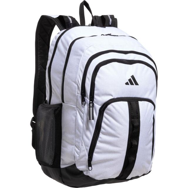 (取寄) アディダス プライムタイム バックパック - ツイル ホワイト-ブラック adidas Primetime Backpack - Twill White-Black  Twill White/Black