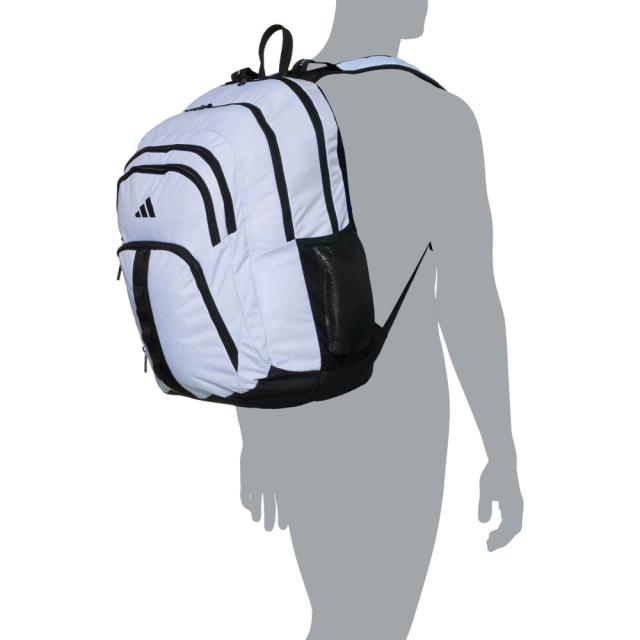 取寄) アディダス プライムタイム バックパック - ツイル ホワイト