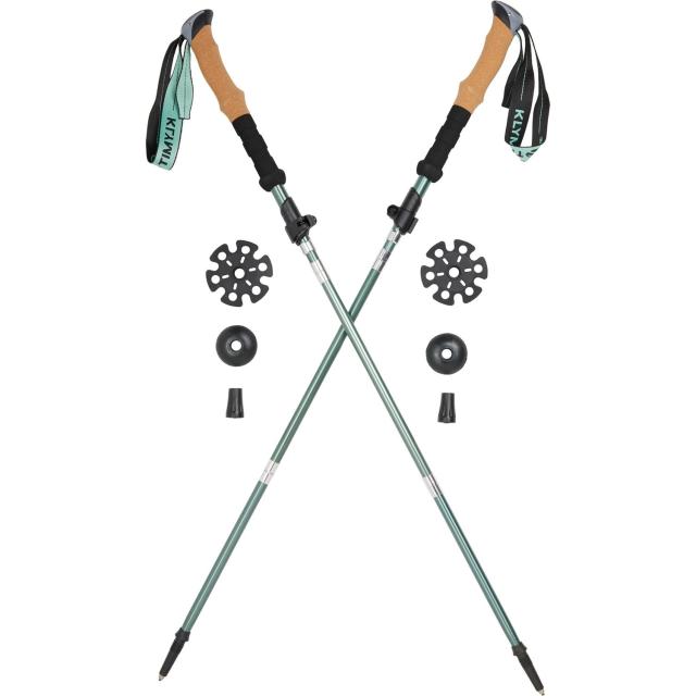 (取寄) クライミット ユインタ トレッキング ポールズ - ペア Klymit Uinta Trekking Poles - Pair  Green