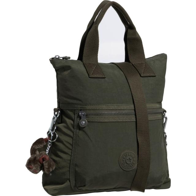 (取寄) キプリング エレバ コンバーチブル クロスボディ トート バッグ Kipling Eleva Convertible Crossbody Tote Bag  Field Greenの通販は